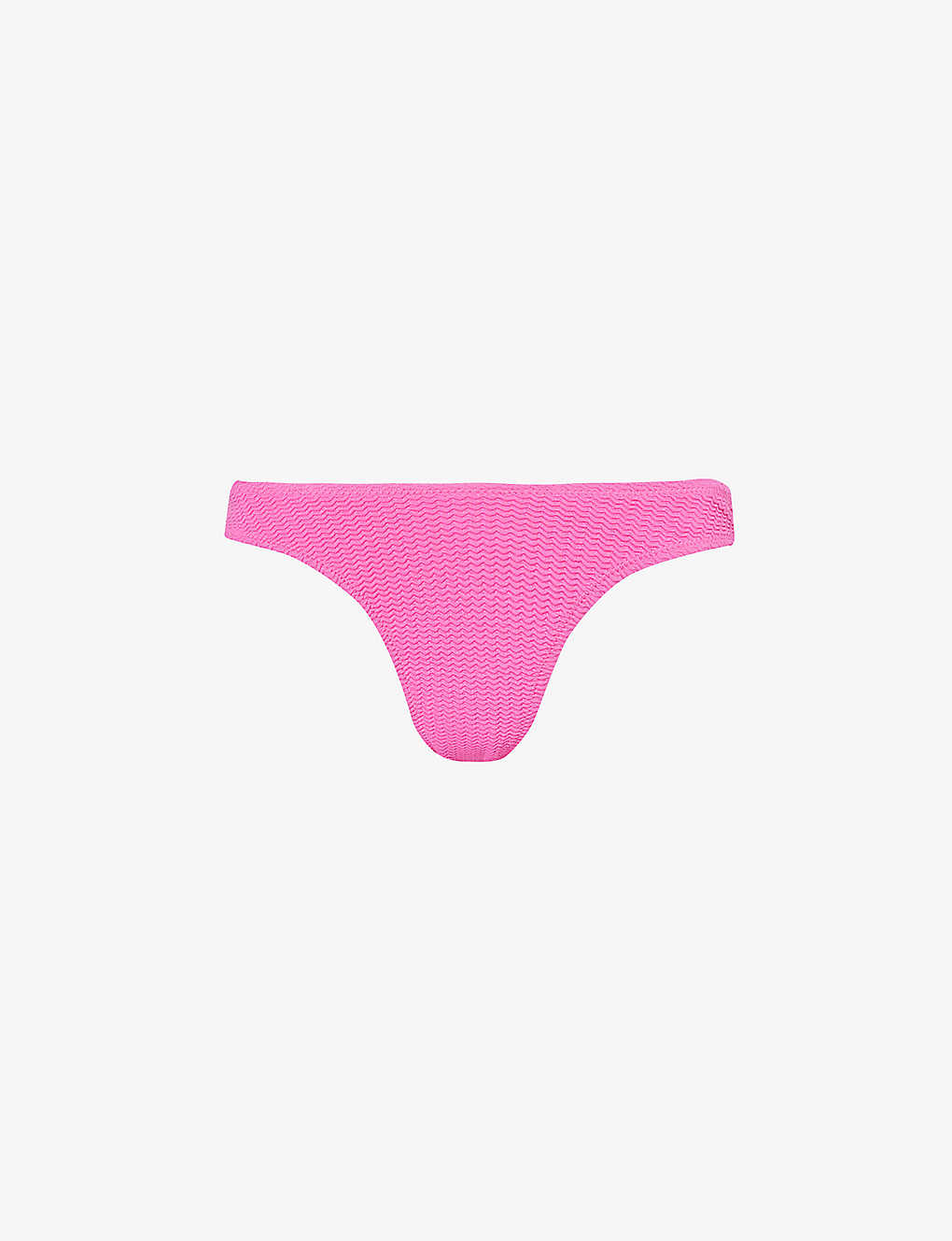 Shop Seafolly Women's Fuchsia Rose Sea Dive Textured Bikini Bottoms
