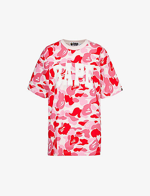A BATHING APE: Camouflage-pattern relaxed-fit cotton-jersey T-shirt