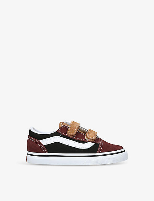 VANS: Old Skool suede and canvas trainers