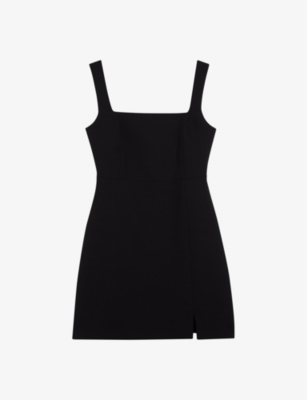 Shop Ted Baker Women's Black Wynod A-line Woven Mini Dress