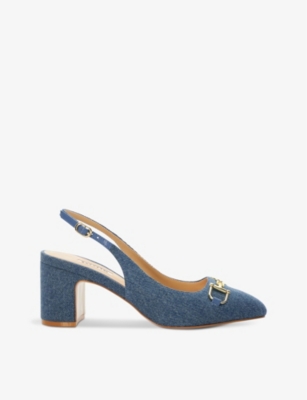 DUNE: Choices slingback woven courts