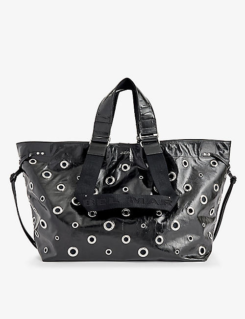 ISABEL MARANT: Wardy patent-leather tote bag