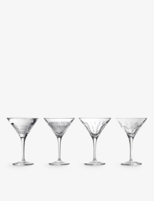 Waterford Mixology Mixed Crystal Martini Glasses 125ml Set Of Four