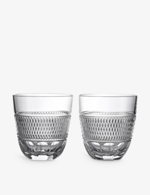 WATERFORD: Copper Coast crystal glasses 370ml set of two