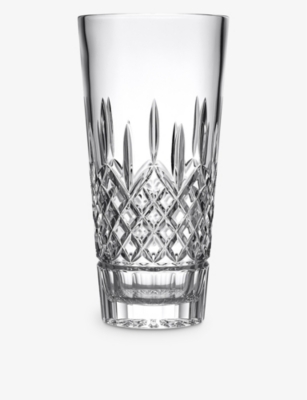 WATERFORD: Lismore crystal glass vase 35cm