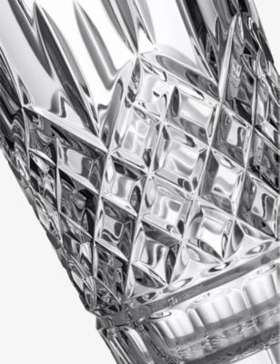 WATERFORD: Lismore crystal glass vase 30cm