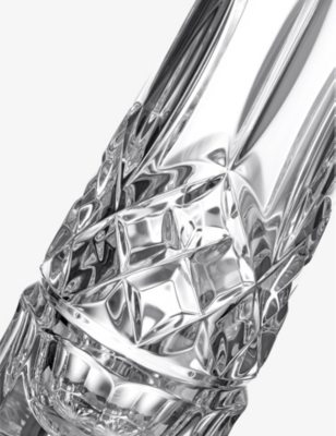 WATERFORD: Lismore Bud crystal glass vase 18cm