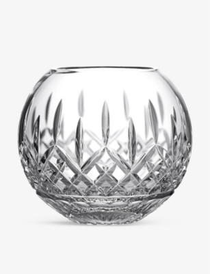 WATERFORD: Lismore rose crystal-glass bowl 20cm