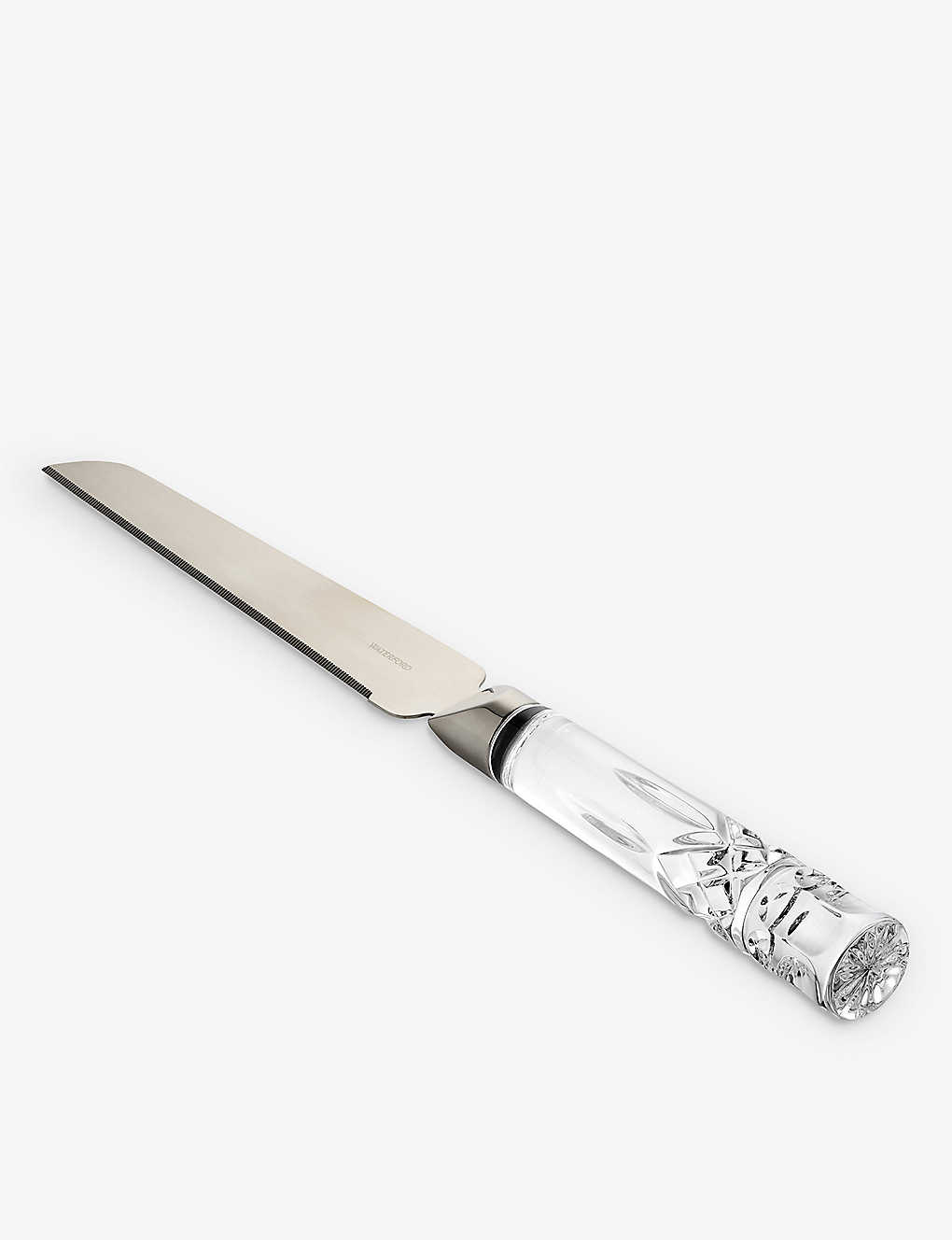 Waterford Lismore Crystal And Stainless-steel Cake Knife 33cm In Gray