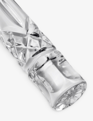 WATERFORD: Lismore crystal and stainless-steel cake and knife server set