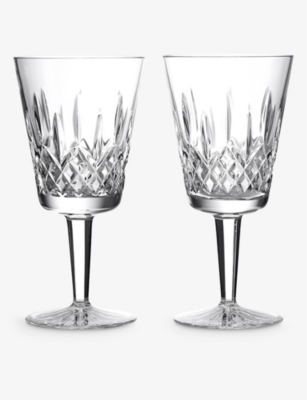 Shop Waterford Lismore Large Crystal Glass Goblet 410ml Set Of Two