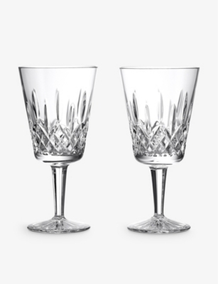 Shop Waterford Lismore Medium Crystal Glass Goblet 360ml Set Of Two