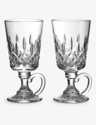 Shop Waterford Lismore Crystal Irish Coffee Glasses 235ml Set Of Two