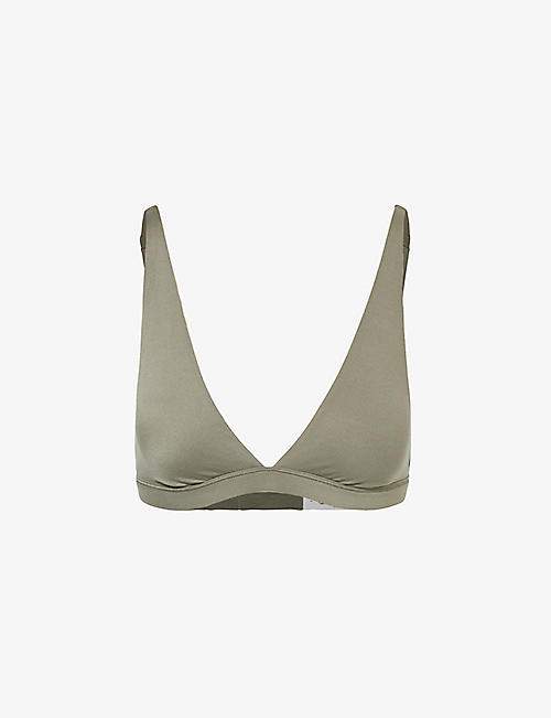 LULULEMON: Seriously Soft plunge-neck stretch-woven triangle bra