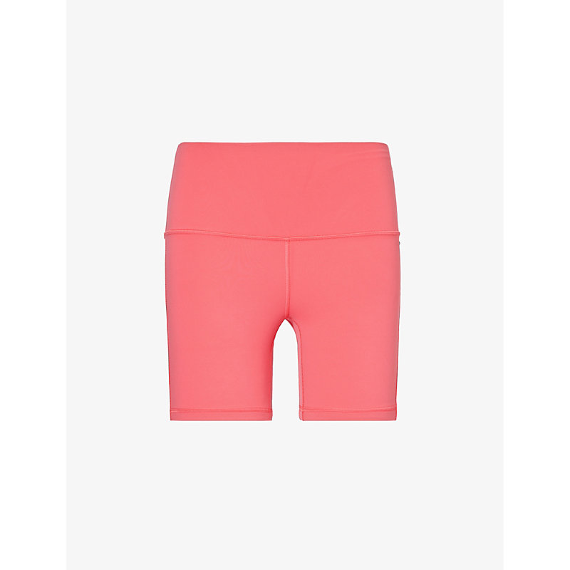 Shop Lululemon Women's Glaze Pink Align High-rise Stretch-woven Shorts