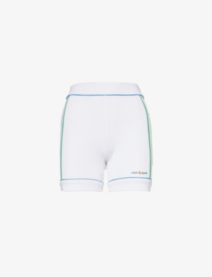 CASABLANCA: Sport brand-embossed stretch-woven cycling shorts