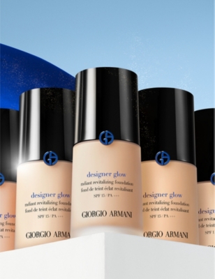 Shop Giorgio Armani Designer Glow Foundation In 1.5