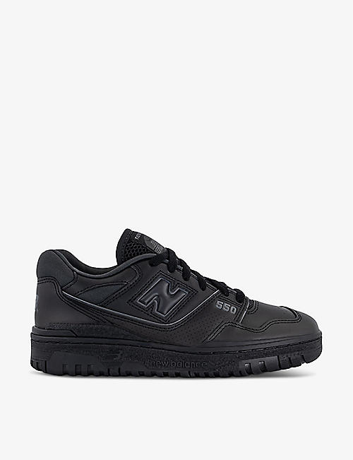 NEW BALANCE: BB550 leather low-top trainers