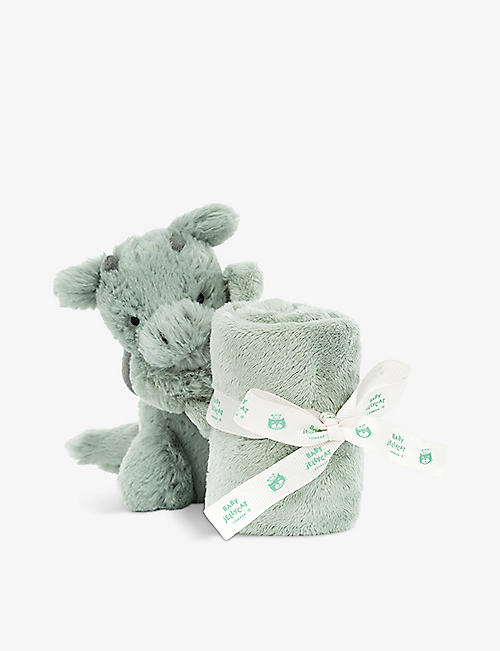 JELLYCAT: Bashful Dragon faux-fur soother 34cm