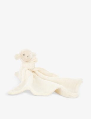 JELLYCAT: Bashful Lamb faux-fur soother 34cm