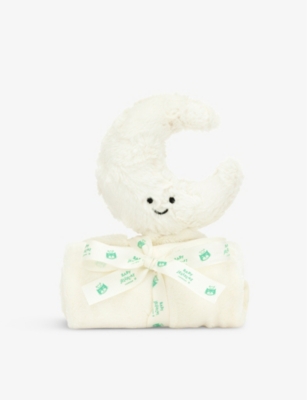 JELLYCAT: Amuseable Moon faux-fur soother 34cm