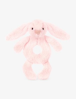 JELLYCAT - Bashful Bunny faux-fur rattle 18cm | Selfridges.com