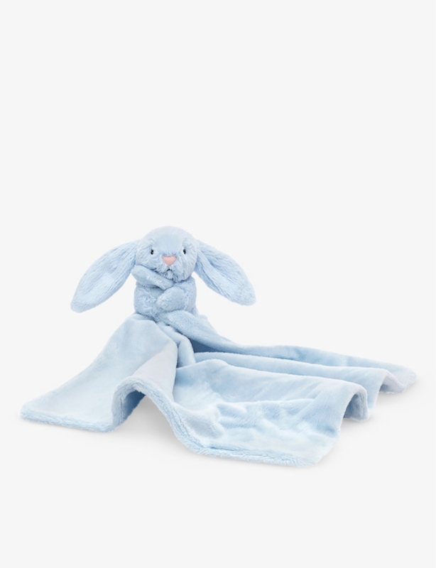 Bashful Bunny faux-fur soother 34cm