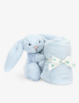 JELLYCAT: Bashful Bunny faux-fur soother 34cm