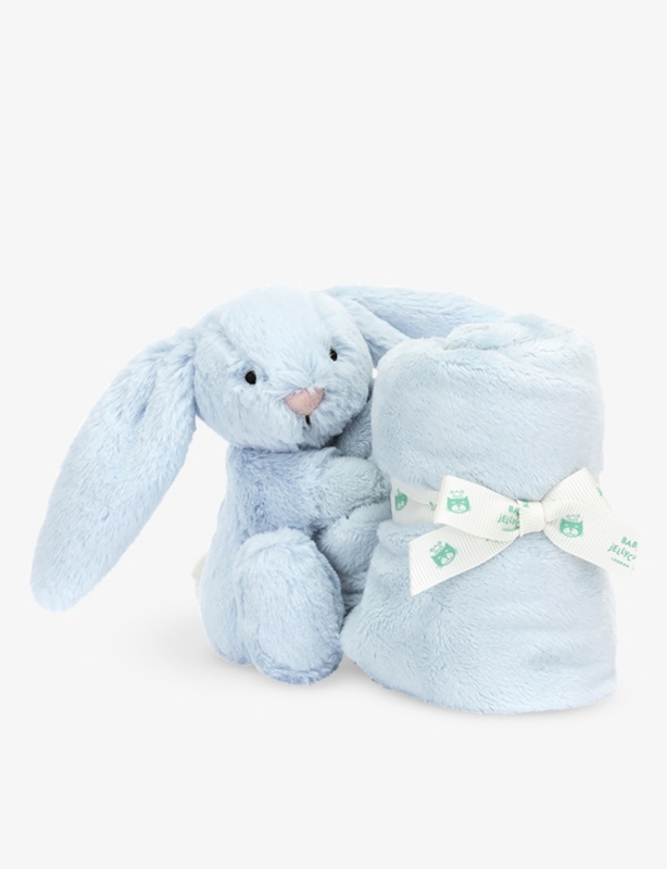 Bashful Bunny faux-fur soother 34cm