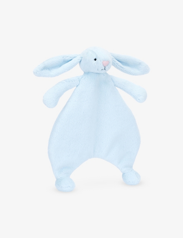 Bashful Bunny faux-fur comforter soft toy 27cm