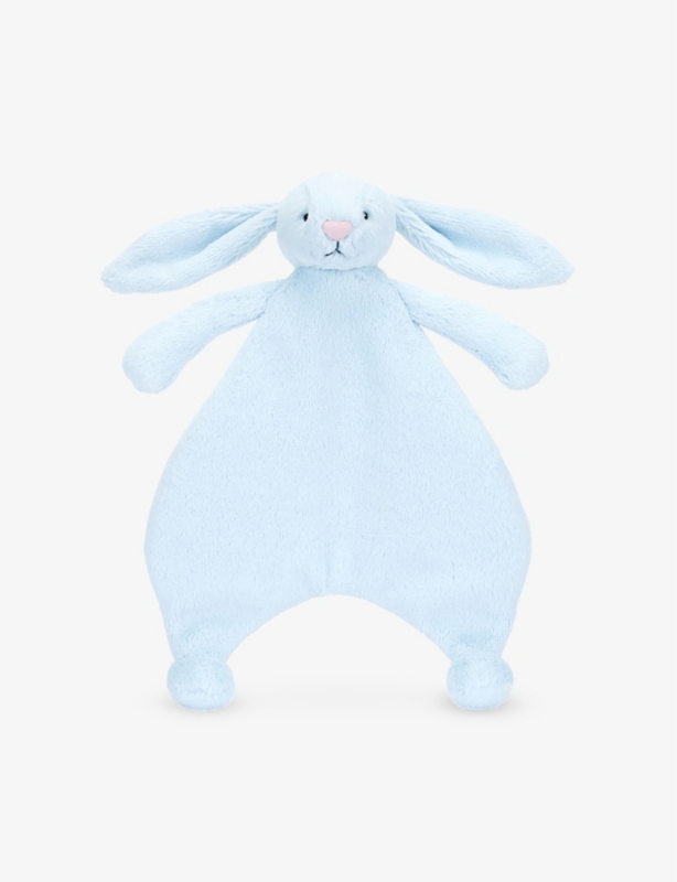 Bashful Bunny faux-fur comforter soft toy 27cm