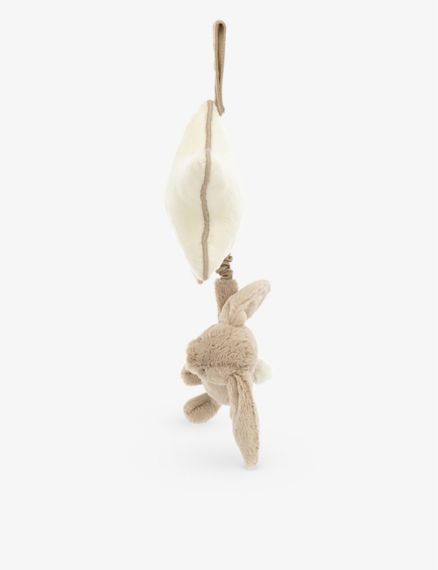 Bashful Bunny woven musical toy 30cm