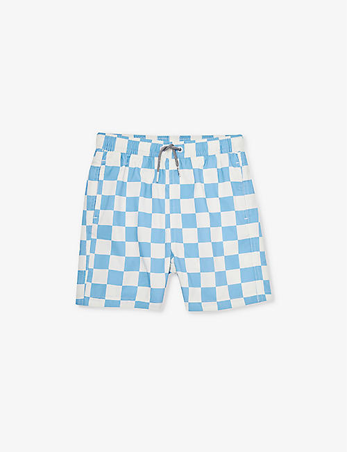 BOARDIES: Mojo graphic-print recycled-polyester swim shorts 3-13 years