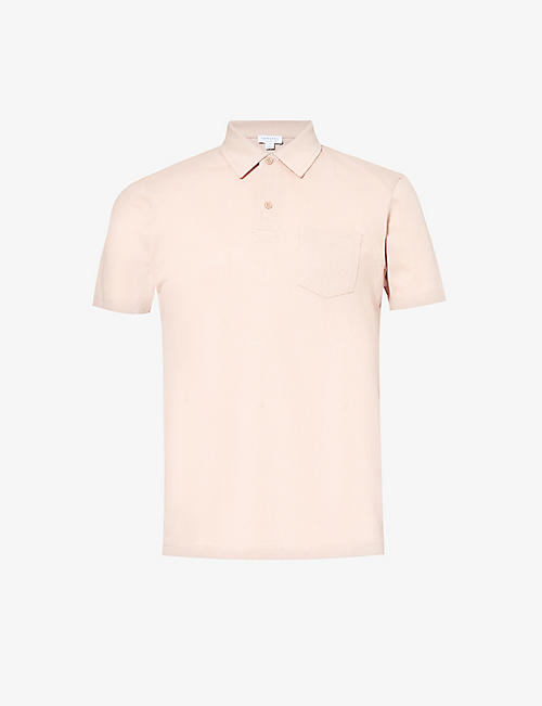SUNSPEL: Riviera regular-fit short-sleeve cotton-knit polo shirt