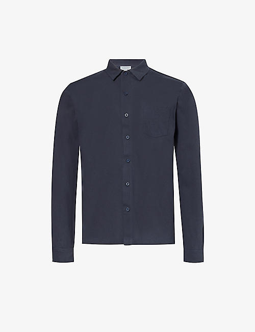 SUNSPEL: Riviera regular-fit long-sleeve cotton-knit shirt