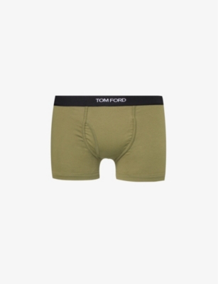 TOM FORD - Logo-waistband stretch-cotton boxers