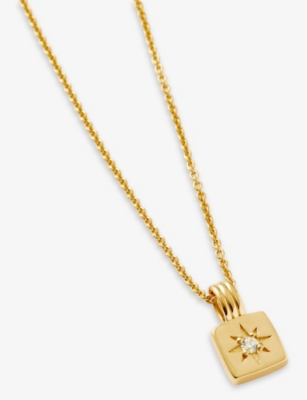 MISSOMA: Mini Star-pendant 18ct gold-vermeil sterling-silver necklace