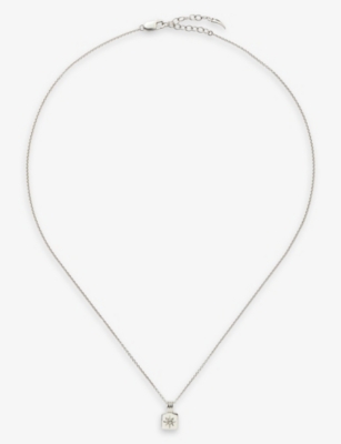 MISSOMA: Mini Star-pendant rhodium plated sterling-silver necklace