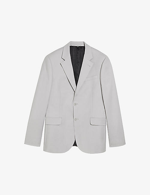 TED BAKER: Compact notch-lapel single breasted woven blazer