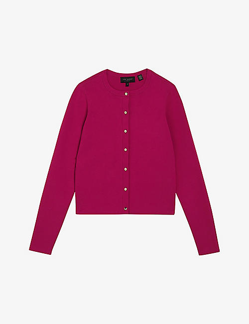 TED BAKER: Brylle fitted knitted cardigan