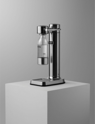 Aarke Steel Reuseable Steel Plastic And Stainless-steel Water Bottle 800ml In Steel