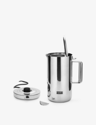 Aarke Steel Logo-engraved Stainless-steel Kettle In Steel