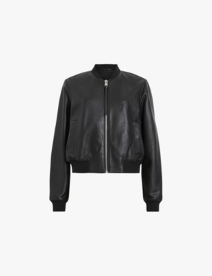 ALLSAINTS: Orten leather bomber jacket