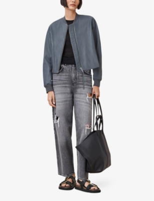ALLSAINTS: Orten leather bomber jacket