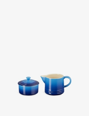 LE CREUSET: Signature milk and sugar stoneware set