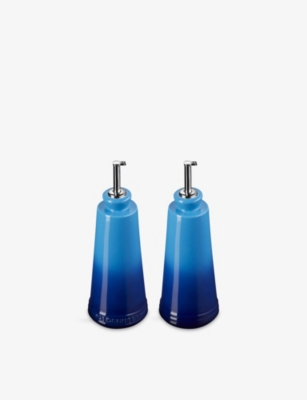 LE CREUSET: Signature stoneware oil and vinegar set