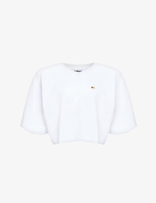 FIORUCCI: Angels brand-appliqué cotton-jersey T-shirt