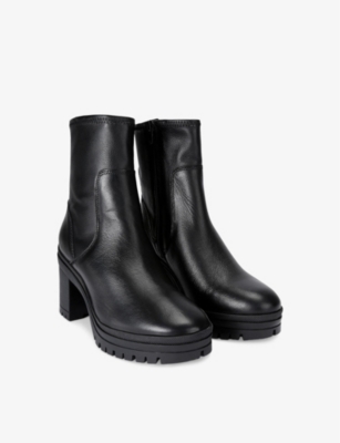 Serin 65 Sock Leather Ankle Boots