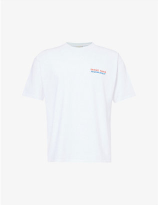 HIGHSNOBIETY: Beigel Bake brand-embroidered cotton-jersey T-shirt