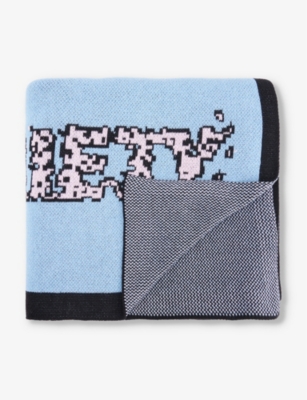 HIGHSNOBIETY: Highsnobiety x NTS branded recycled-cotton and recycled-polyester-blend blanket
